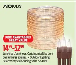 Canadian Tire Noma Outdoor Lighting. Selected styles including solar offer