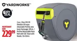 Canadian Tire ProFlex Retractable Hose Reel with 120´ Hose with Nozzle offer