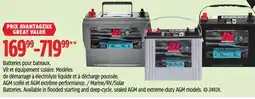 Canadian Tire Motomaster Marine/RV/Solar Batteries offer