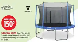 Canadian Tire Jump Tek 15´ Trampoline and Safety Enclosure Combo offer