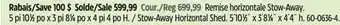 Canadian Tire Suncast Stow-Away Horizontal Shed offer