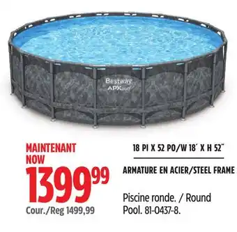 Canadian Tire Coleman STEEL FRAME Round Pool offer
