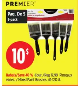 Canadian Tire Premier Mixed Paint Brushes offer