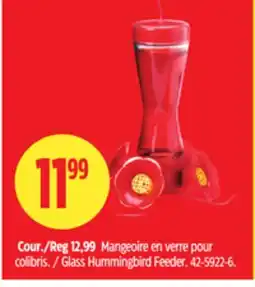 Canadian Tire Glass Hummingbird Feeder offer