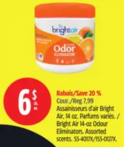 Canadian Tire Bright Air 14-oz Odour Eliminators offer