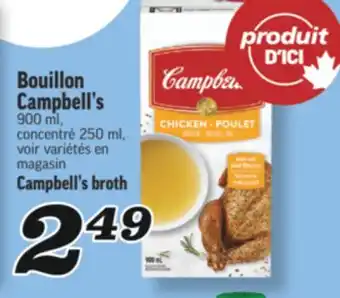 Marché Richelieu BOUILLON CAMPBELL'S | CAMPBELL'S BROTH offer