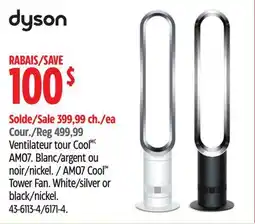 Canadian Tire Dyson AM07 Cool Tower Fan offer