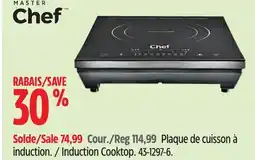 Canadian Tire Master Chef Induction Cooktop offer