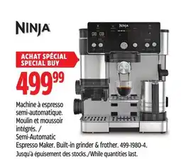 Canadian Tire Ninja Semi-Automatic Espresso Maker offer
