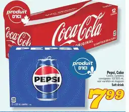 Marché Richelieu Pepsi, Coke | Soft drink offer