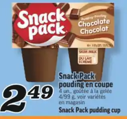 Marché Richelieu SNACK PACK POUDING EN COUPE | SNACK PACK PUDDING CUP offer