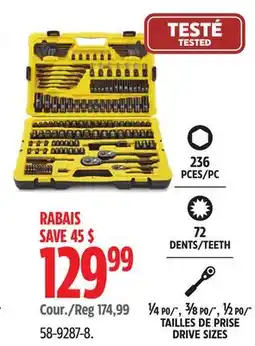 Canadian Tire Stanley ¼ PO/, ⅜ PO/, ½ PO/ T DRIVE SIZES offer