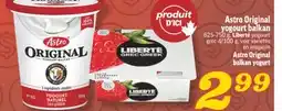 Marché Richelieu ORIGINAL YOGOURT BALKAN ASTRO | ASTRO ORIGINAL BALKAN YOGURT offer