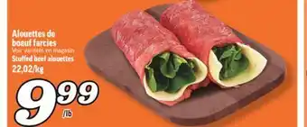 Marché Richelieu ALOUETTES DE BOEUF FARCIES | STUFFED BEEF ALOUETTES offer