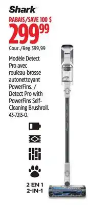 Canadian Tire Shark Detect Pro with PowerFins Self- Cleaning Brushroll offer