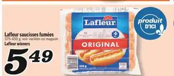 Marché Richelieu Lafleur saucisses fumées | Lafleur wieners offer