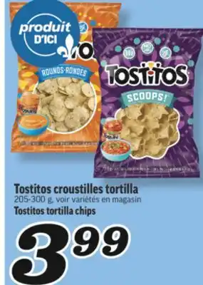 Marché Richelieu CROUSTILLES TORTILLA TOSTITOS | TOSTITOS TORTILLA CHIPS offer