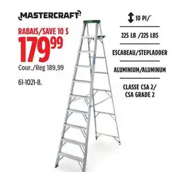 Canadian Tire Mastercraft Mastercraft Stepladder offer