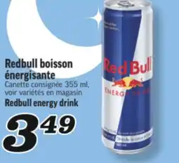 Marché Richelieu BOISSON ÉNERGISANTE REDBULL | REDBULL ENERGY DRINK offer