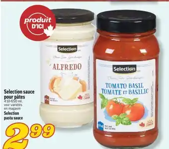 Marché Richelieu SAUCE POUR PÂTES SELECTION | SELECTION PASTA SAUCE offer