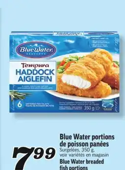 Marché Richelieu PORTIONS DE POISSON PANÉES BLUE WATER | BLUE WATER BREADED FISH PORTIONS offer