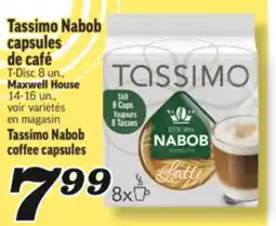 Marché Richelieu Tassimo Nabob capsules de café | Tassimo Nabob coffee capsules offer