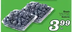 Marché Richelieu BLEUETS | BLUEBERRIES offer