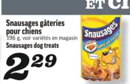 Marché Richelieu GÂTERIES POUR CHIENS SNAUSAGES | SNAUSAGES DOG TREATS offer