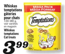 Marché Richelieu TEMPTATIONS GÂTERIES POUR CHATS WHISKAS | WHISKAS TEMPTATIONS CAT TREATS offer