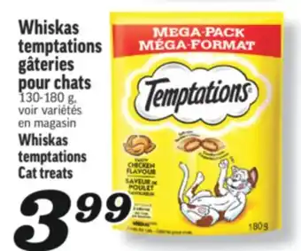 Marché Richelieu TEMPTATIONS GÂTERIES POUR CHATS WHISKAS | WHISKAS TEMPTATIONS CAT TREATS offer