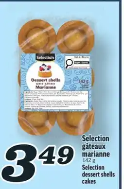 Marché Richelieu GÂTEAUX MARIANNE SELECTION |SELECTION DESSERT SHELLS CAKES offer