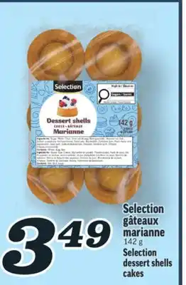 Marché Richelieu GÂTEAUX MARIANNE SELECTION |SELECTION DESSERT SHELLS CAKES offer