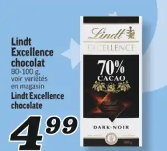 Marché Richelieu EXCELLENCE CHOCOLAT LINDT | LINDT EXCELLENCE CHOCOLATE offer