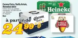 Marché Richelieu BIÈRE CORONA EXTRA, STELLA ARTOIS, HEINEKEN | BEER offer