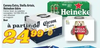 Marché Richelieu BIÈRE CORONA EXTRA, STELLA ARTOIS, HEINEKEN | BEER offer