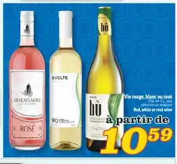 Marché Richelieu VIN ROUGE, BLANC OU ROSÉ | RED, WHITE OR ROSÉ WINE offer