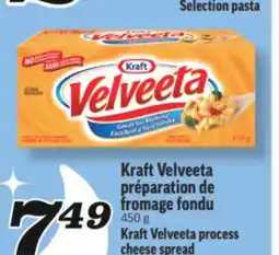 Marché Richelieu VELVEETA PRÉPARATION DE FROMAGE FONDU KRAFT | KRAFT VELVEETA PROCESS CHEESE SPREAD offer