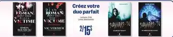 Jean Coutu Créez votre duo parfait Lectures d'été offer