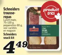 Marché Richelieu TROUSSE-REPAS SCHNEIDERS | SCHNEIDERS SNACK KIT offer