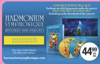 Jean Coutu COFFRET DVD ET BLU-RAY Harmonium offer