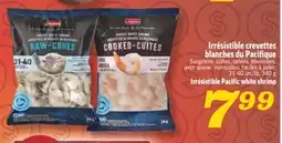 Marché Richelieu CREVETTES BLANCHES DU PACIFIQUE IRRÉSISTIBLE | IRRÉSISTIBLE PACIFIC WHITE SHRIMP offer