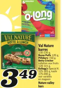 Marché Richelieu VAL NATURE BARRES | NATURE VALLEY BARS offer