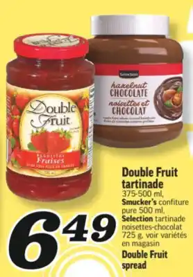 Marché Richelieu TARTINADE DOUBLE FRUIT | DOUBLE FRUIT SPREAD offer