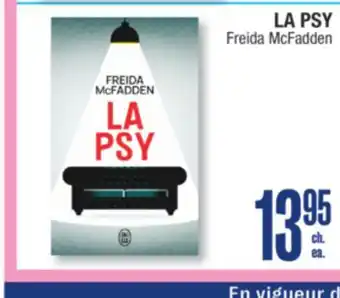 Jean Coutu LA PSY Freida McFadden offer