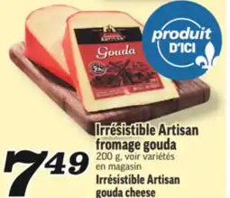Marché Richelieu ARTISAN FROMAGE GOUDA IRRÉSISTIBLE | IRRÉSISTIBLE ARTISAN GOUDA CHEESE offer