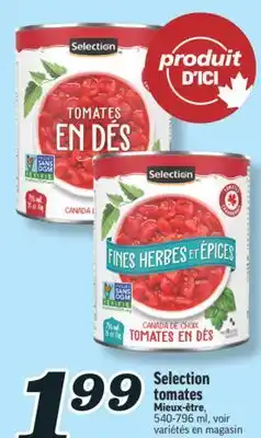 Marché Richelieu TOMATES SELECTION | SELECTION TOMATOES offer