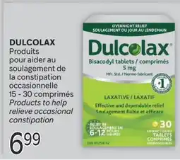 Brunet DULCOLAX Produits pour aider au soulagement de la constipation occasionnelle offer