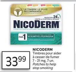 Brunet NICODERM Timbres pour aider à cesser de fumer offer