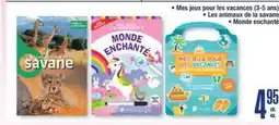 Jean Coutu Mes jeux pour les vacances (3-5 ans), Les animaux de la savane, Monde enchanté offer