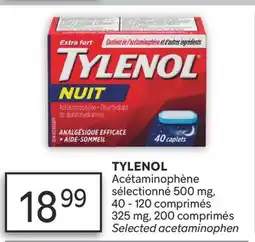 Brunet TYLENOL Acétaminophène sélectionné offer